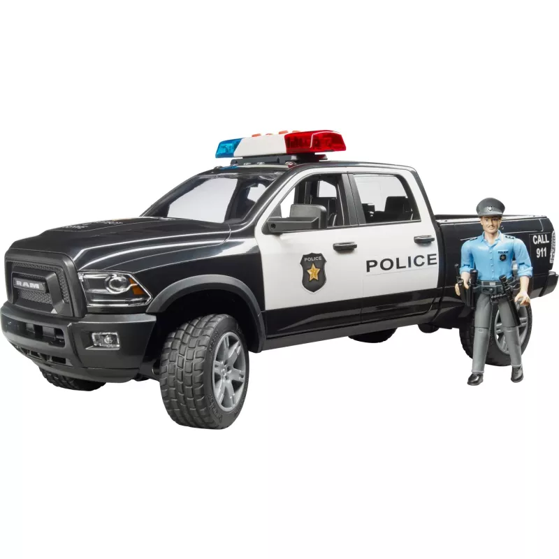 BRUDER RAM 2500 Policijas pikaps 02505 – mēroga modelis, rotaļu auto