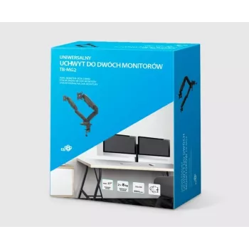 Gāzes atsperes monitors statnis TB-MG2 27 collas 2x8kg