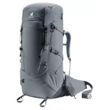 Mugursoma DEUTER Aircontact Core 65+10 SL — 65+10 L, SL piegriezums, grafīts-melns