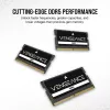 Corsair Vengeance SO-DIMM 64 GB DDR5-5600 (2x 32 GB) Dual-Kit, melns, CMSX64GX5M2A5600C48
