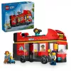 LEGO City Sarkanā divstāvu apskates autobusa rotaļlieta 60407
