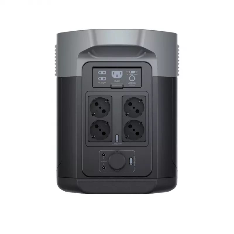 EcoFlow DELTA 2 Max pārnēsājamā elektrostacija Litija dzelzs fosfāts (LiFePO4) 2400 W 23 kg