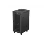 Brīvi stāvošs skapja statīvs LANBERG FF01-6824-23BL 24U 600×800 mm IP20 Melns
