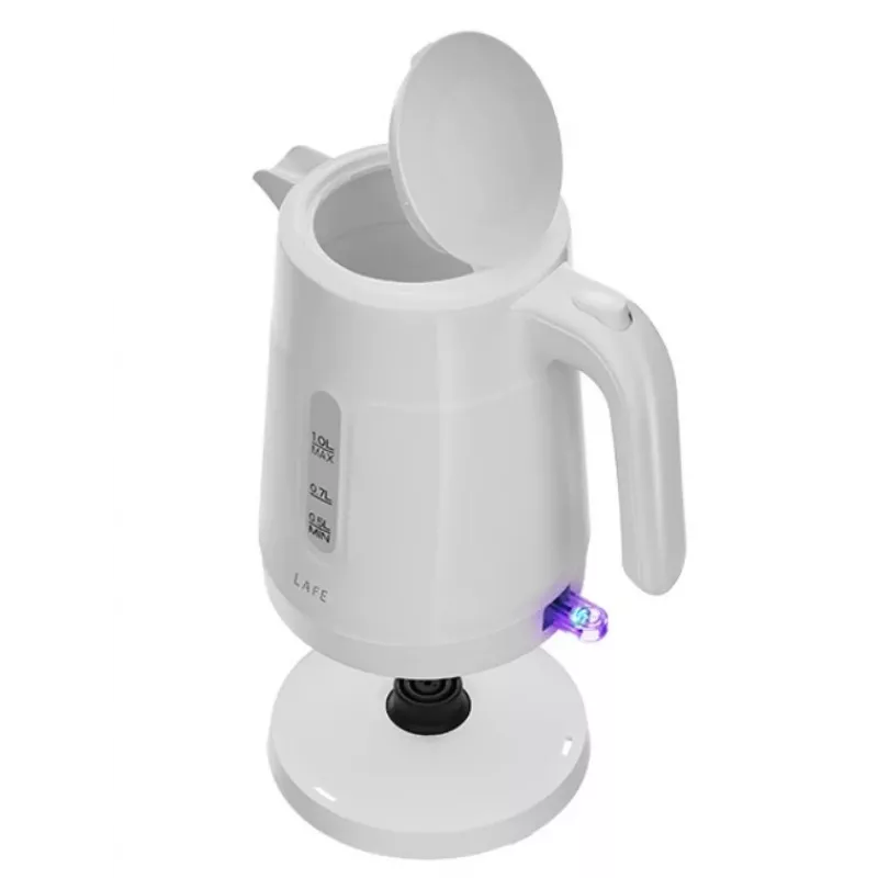 LAFE Essential S 47544 elektriskā tējkanna, 1 l, 1500 W, baltā krāsā