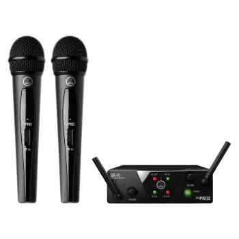 Bezvadu mikrofonu komplekts AKG WMS40 Mini2 Vocal Set BD