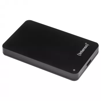 Ārējais cietais disks 1 TB refurbished, pārnēsājams (melns)