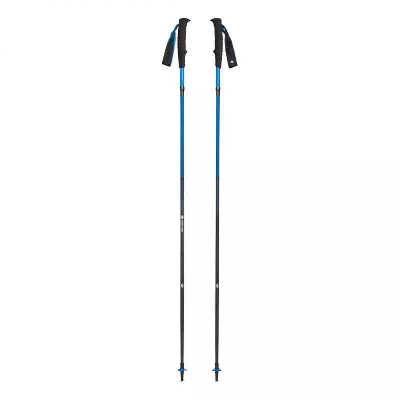 Trekking nūjas Black Diamond Distance Carbon Z, salokāms oglekļa šahts, 120 cm, 280 g, 3 segmenti
