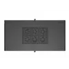 19 collu skapis LANBERG FF01-6222-23B 22U 600x1200 mm Melns ar perforētām durvīm