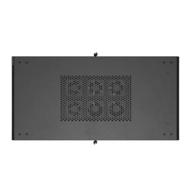 19 collu skapis LANBERG FF01-6222-23B 22U 600x1200 mm Melns ar perforētām durvīm