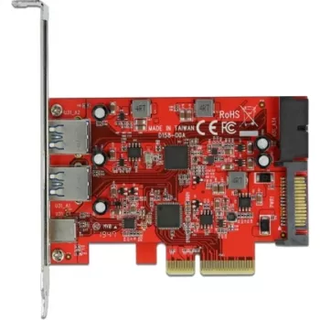 DeLOCK 90492 PCI Express x4 karte ar USB Type-C un USB Type-A portiem