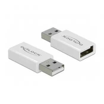USB 2.0 Adapteris DeLOCK 66530 Type-A Vīrietis uz Sievieti Datu Bloķētājs