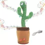 Dejojošais kaktuss Extralink Toys, dziedoša rotaļlieta bērniem LED USB