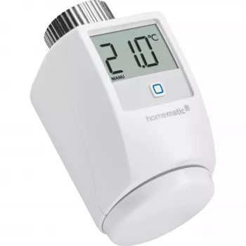 eQ-3 AG Homematic IP HMIP-eTRV termostata galviņa, RF, 868,3 MHz, balta, M30 x 1,5, IP20, digitāla