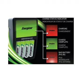 ENERGIZER Maxi ACCU HR6 POW lādētājs + 2 AA 2000 mAh baterijas