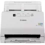 Canon imageFORMULA RS40 foto un dokumentu skeneris, 600 x 600 DPI, 40 lpp/min, 30 lpp/min, pelēktoņi, melnbalts, lokšņu padeves skeneris, balts