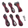 Iekšējais strāvas pagarinātāju komplekts CableMod CM-PCAB-BKIT-NKCR-3PK-R Carbon Red