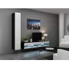 TV statīvs VIGO NEW 30/180/40, 1800×400×300 mm, melna virsma, skaidu plātnes rāmis