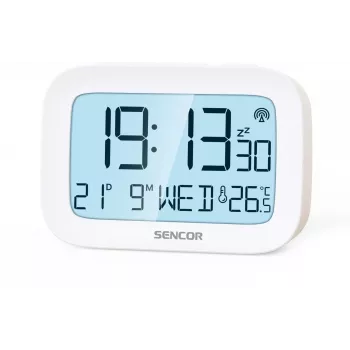 Digitālais modinātājpulkstenis SENCOR SRC 2200 ar LED displeju un bateriju rezervi