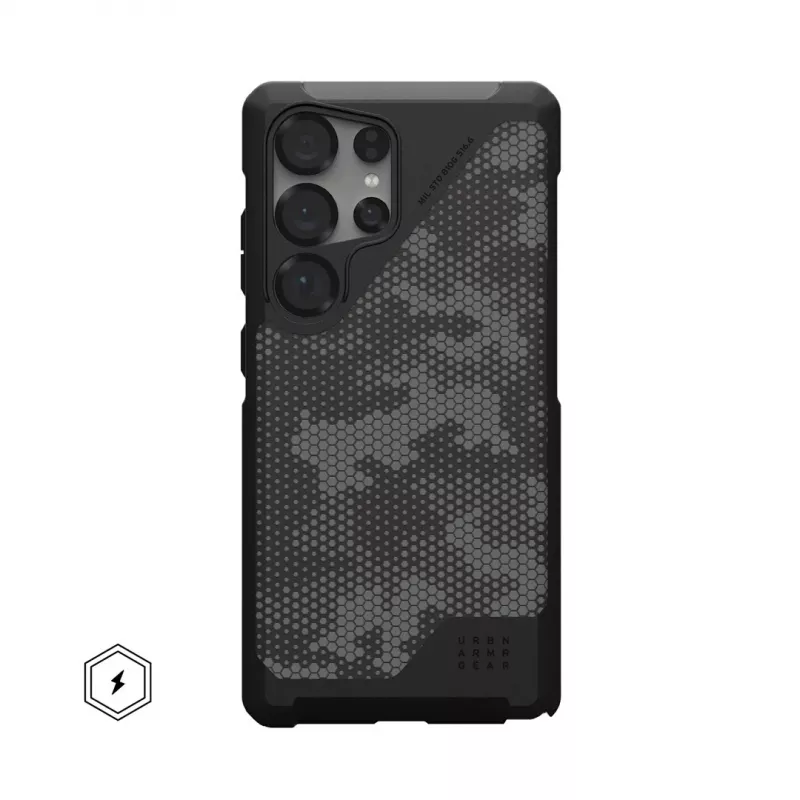 Urban Armor Gear Metropolis LT mobilā telefona maciņš 17.3 cm (6.8 inch) Vāciņš Melns, Pelēks
