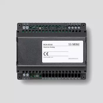 Siedle DCA 612-0 - Melns - 100 mA - 0 - 40 °C - CE - 107 mm