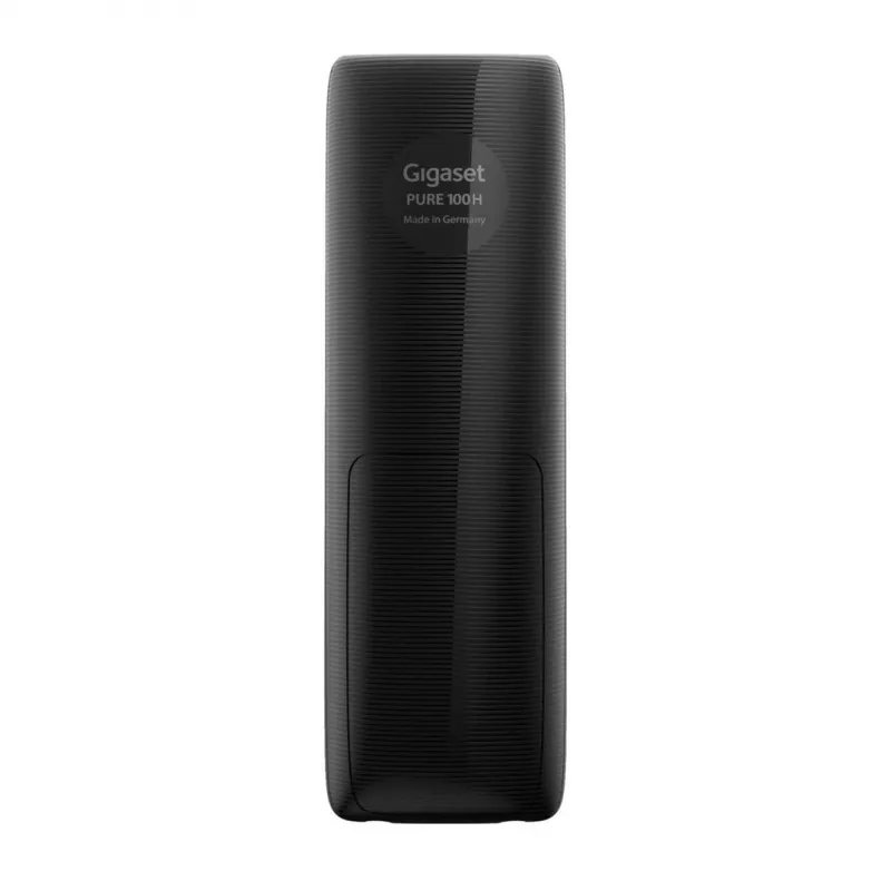 Bezvadu analogais/DECT telefons Gigaset PURE 100A Duo — 2 klausules, skaļrunis, zvanītāja ID, 1,5 collu ekrāns, melns