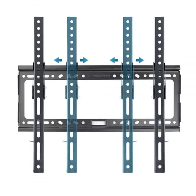 TV sienas stiprinājums Esperanza HYPNOS 177.8 cm 70 collas Melns Maks. 30 kg