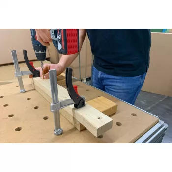 BESSEY skavas elements TW20-15-8-KLI, daudzfunkciju galdiem, 2 gab., sudrabs