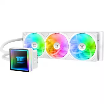 Šķidruma dzesēšanas sistēma CPU THERMALTAKE TH360 V3 ARGB Sync Snow Edition (3x120mm, ARGB, AIO)