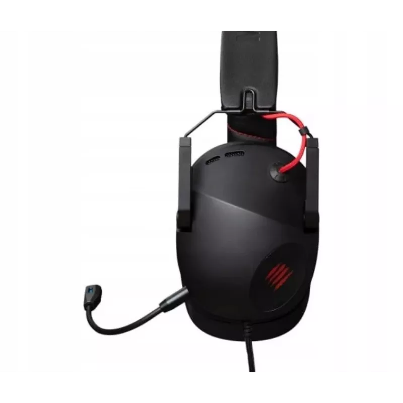 Galvas austiņas Mad Catz P.I.L.O.T. 3 — vadu binurālas spēļu austiņas, 3.5 mm, 50 mm draiveri, 105 dB jutība, melna