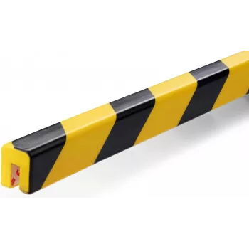 Durable 1127130, Polyurethan (PU), Schwarz, Gelb, Flach, 1000 mm, 25 mm, 1,71 kg