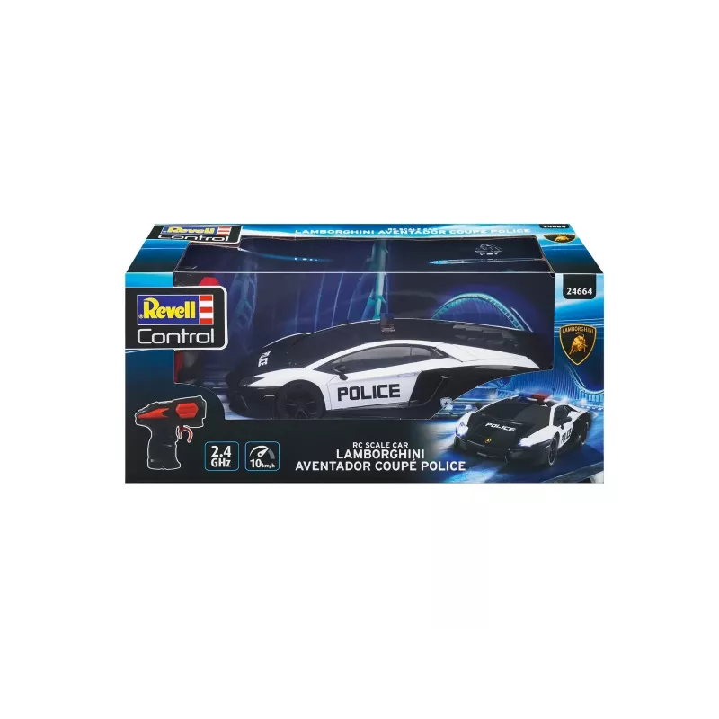 Mēroga modelis Revell Lamborghini Aventador Policija