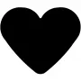 Caurumotājs sirds formā WEDO Heart Shape Pelēks Oranžs