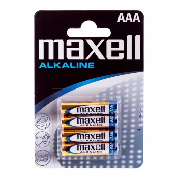Maxell LR-03 AAA sārma baterija 4 iepakojumā