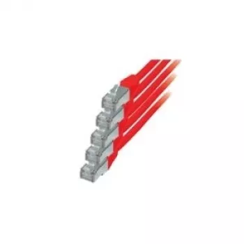 Tīkla kabelis S/CONN Cat.6 S/FTP 0.25 m Sarkans