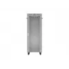 19 collu 32U LANBERG stāvošs skapis 600×800 mm pelēks ar stikla durvīm un LCD (Flat Pack)