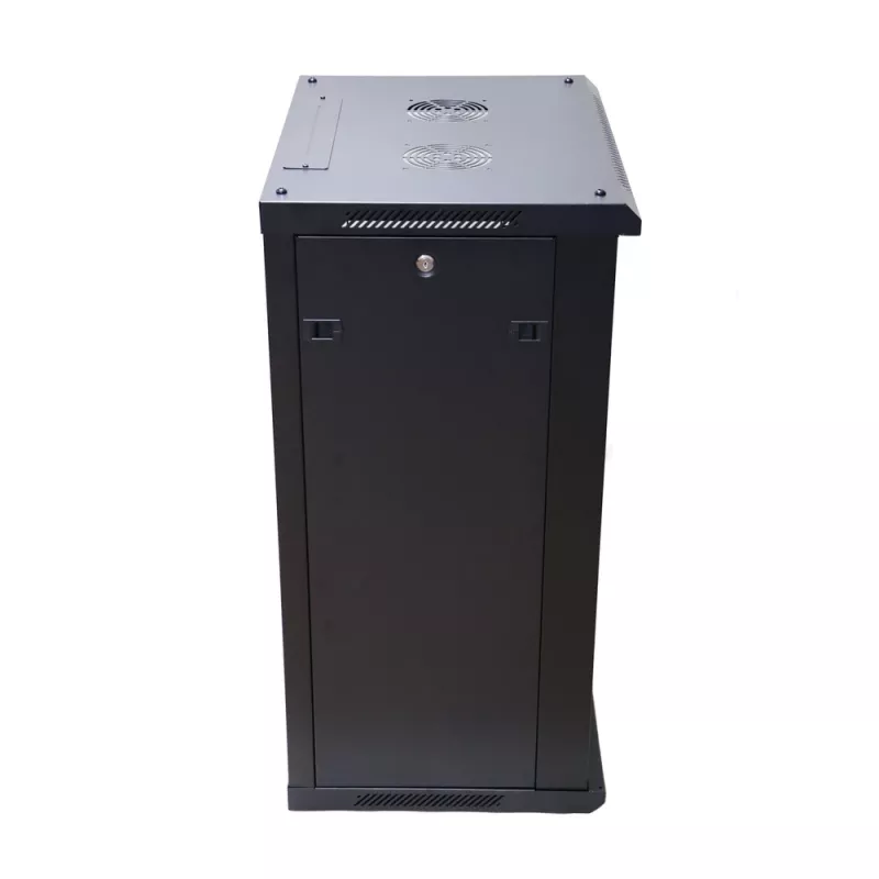 Pie sienas montējams Extralink Rackmount skapis 15U 600x600 Melns