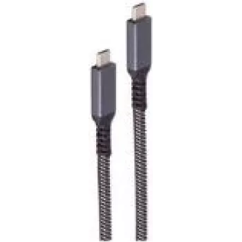 shiverpeaks BS14-75004 USB kabelis 1 m USB 3.2 Gen 2 (3.1 Gen 2) USB C melns - balts
