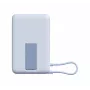 Power bank Xiaomi BHR08PCGL 5900 mAh Li-Ion ar bezvadu uzlādi, USB-C, Zils