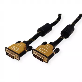 DVI-D kabelis ROLINE GOLD 5m 11.04.5514