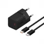 Baseus P10110902113-01 USB-C GaN5 mini 30W sienas lādētājs Melns