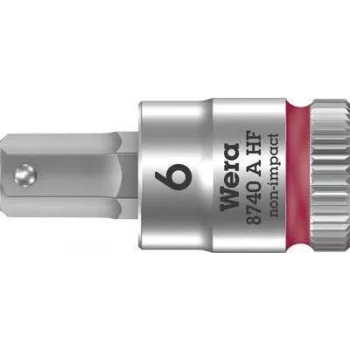 Wera 05003337001 - Uzgriežņu atslēgas uzgalis - 1/4 inch - Metrisks - 1 galva - 6 mm - 2,8 cm