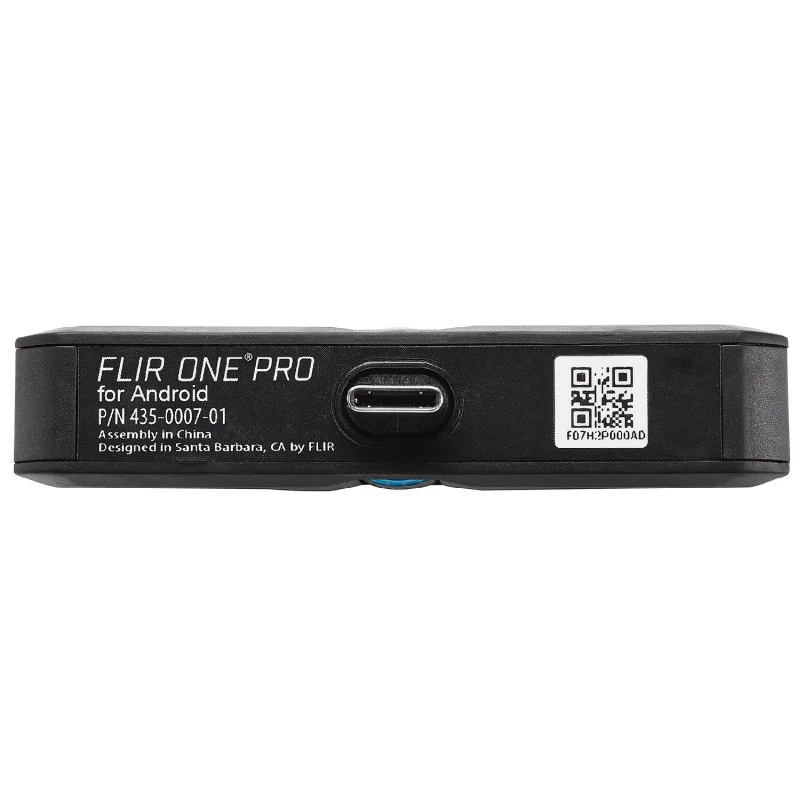 FLIR One Pro FP3IC termokamera iPhone ierīcēm ar USB-C, 160x120 px, MSX, VividIR, līdz 400 °C, melna