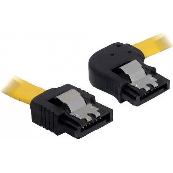 SATA kabelis DeLOCK 82496 30cm Dzeltens