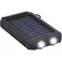 Wentronic goobay Outdoor PowerBank 8,0 - Saules enerģijas banka - Li-Pol - 8000 mAh - 29,6 Wh - 2 A - 2 izvades porti (2 x USB) - ar Micro-USB kabeli - Melna (49216)