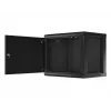 Sienas skapis Lanberg WF01-6409-00B 9U Melns