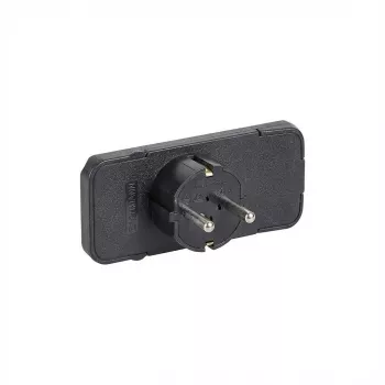 Bachmann 911.170 elektrības spraudnis melns 2P+E