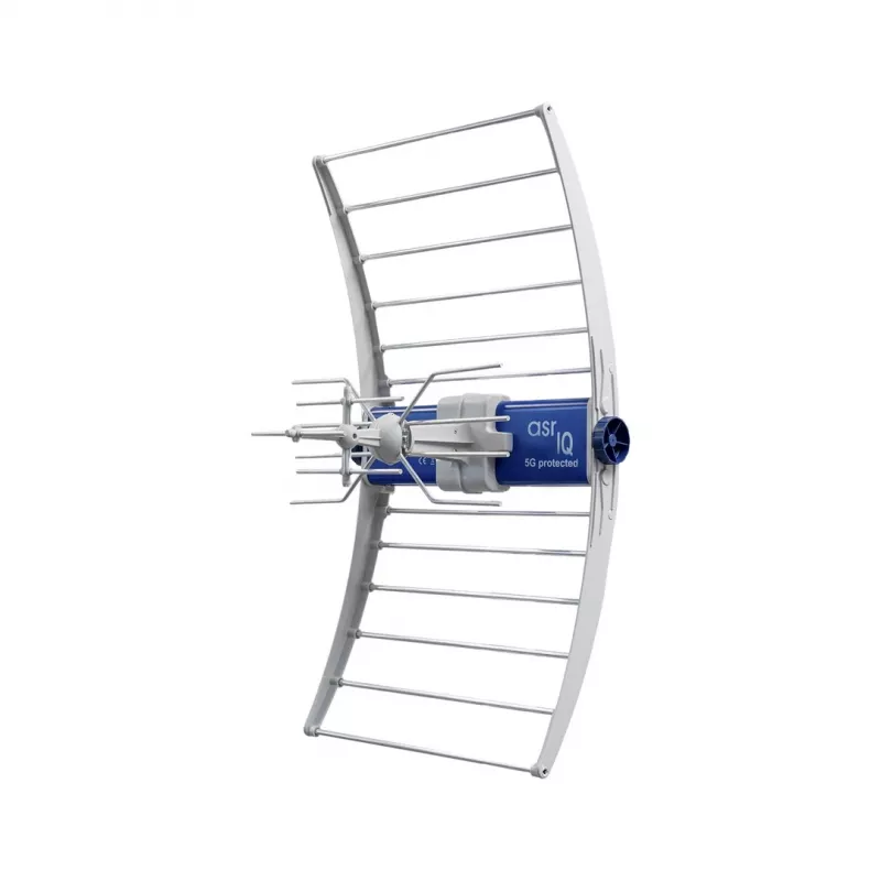 Āra TV antena DVB‑T/T2 ASR IQ 5G 700 PROTECTED 2023 ar ZZA‑7 barošanas bloku Telkom Telmor