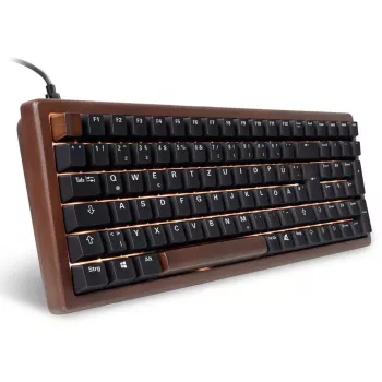 Sharkoon SGK50 S2 tastatūra Home USB QWERTZ Vācu Wood