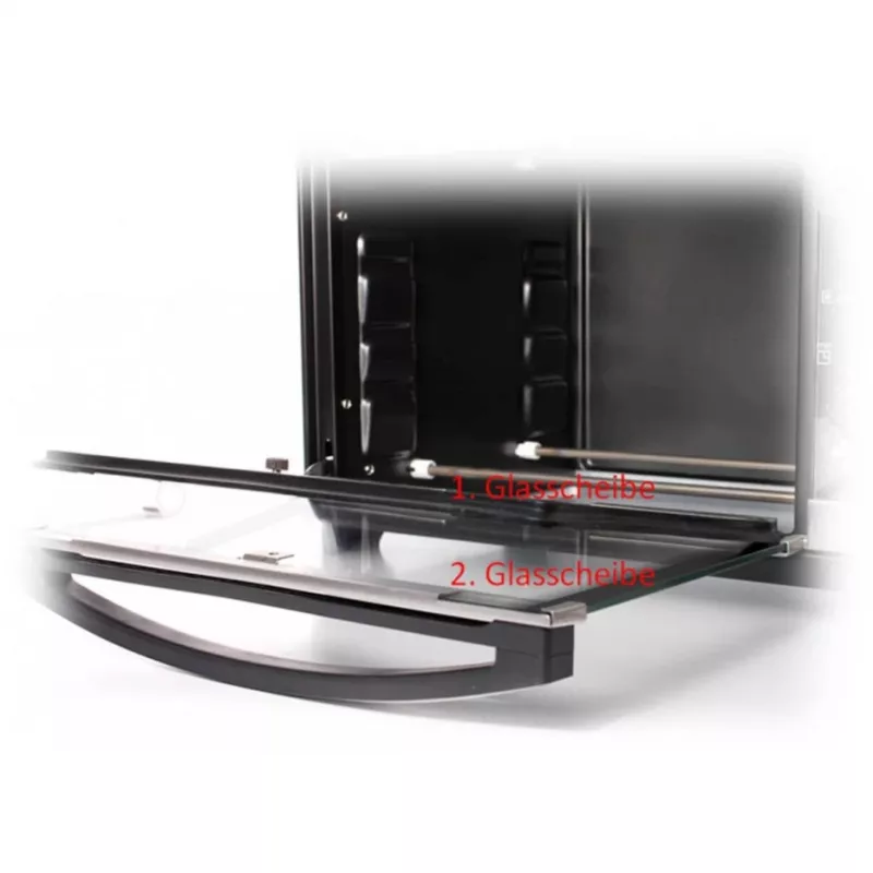Cepeškrāsns Rommelsbacher BG 1805/E Nerūsējošais tērauds – 42 L, 80–230 °C, 7 režīmi, rotisserie