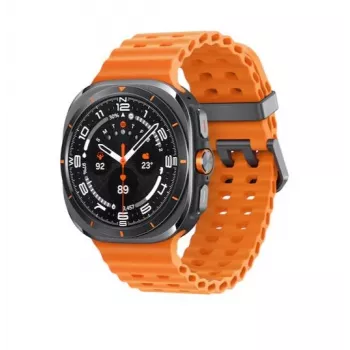 Samsung Galaxy Watch Ultra 3.81 cm (1.5 collu) AMOLED 47 mm Digitāls 480 x 480 pikseļi Skārienjutīgs 4G Pelēks, Titāns Wi-Fi GPS (satelīts)